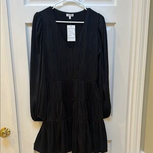 TCEC Black Tiered Dress